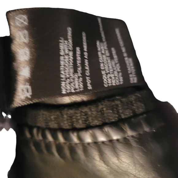 BDG Urban Outfitters Faux Leather Jacket L-G Black - Picture 4 of 4